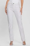 GUESS 1981 EMBELLISHED STRAIGHT LEG JEANS