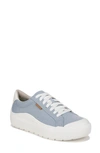 Dr. Scholl's Women's Time Off Lace Up Platform Sneakers In Blue Fabric