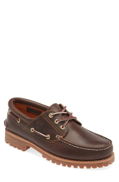 TIMBERLAND AUTHENTIC 3-EYE LUG BOAT SHOE