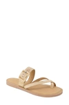 Splendid Women's Sutton Faux Raffia Strap Thong Sandals In Natural