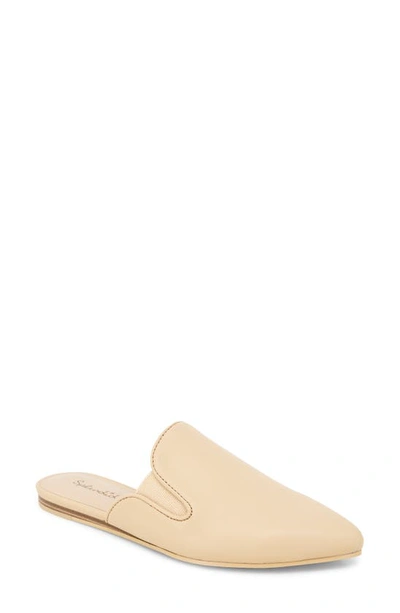 Splendid Women's Liza Pointed Toe Mules In Light Almond