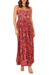 PETAL AND PUP PETAL & PUP ACHANTI PRINT PLEATED MAXI DRESS