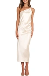 PETAL AND PUP PETAL & PUP LUELLA ONE-SHOULDER SATIN SLIPDRESS