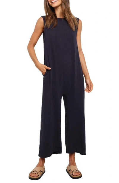 Petal And Pup Womens Yardlee Jumpsuit In Navy