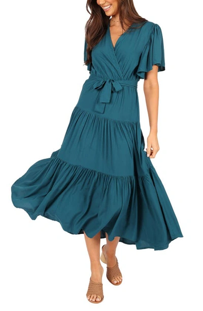 Petal And Pup Womens Barker Dress In Teal