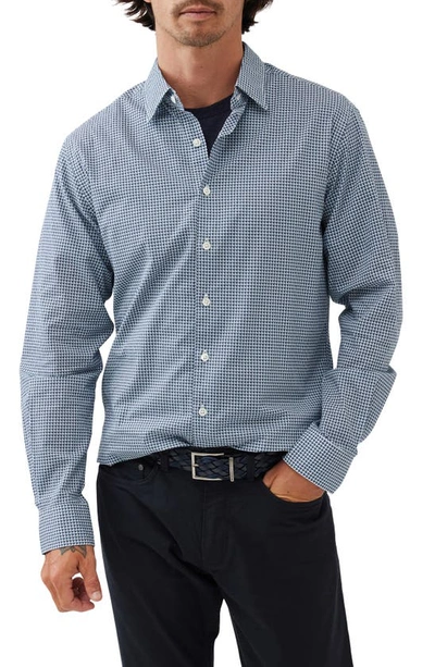 Rodd & Gunn Men's Inline River Cotton Geometric-print Sport Shirt In Chambray