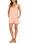 Petal And Pup Womens Lorelai Playsuit Romper In Blush