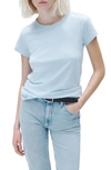 Rag & Bone The Slub Short Sleeve Tee In Raindrop