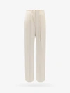 Le 17 Septembre Satin Trouser In Beige