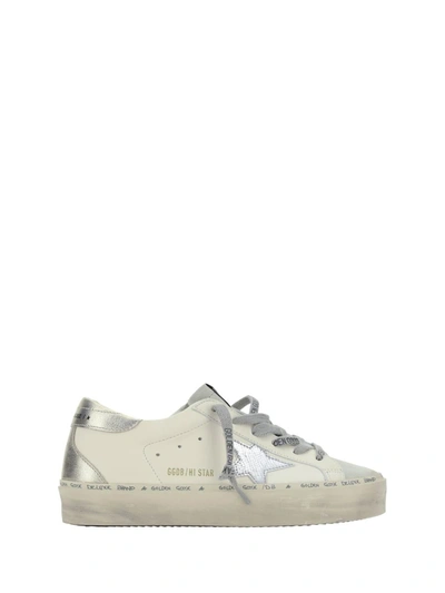 Golden Goose Hi Star Sneaker In White