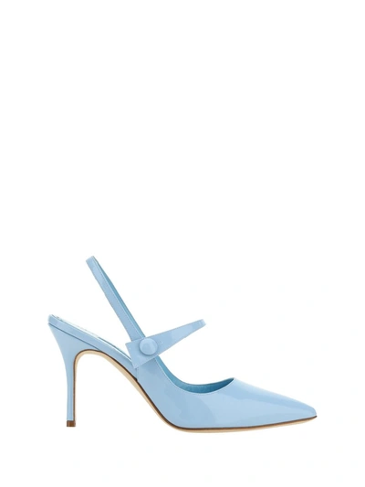 Manolo Blahnik Absatzschuhe  Damen Farbe Denim In Light Blue