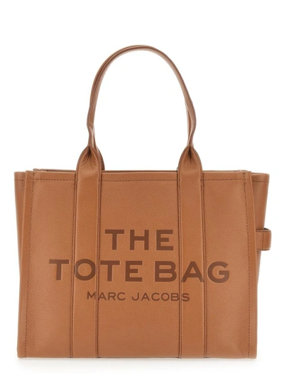Marc Jacobs The Tote Large Bag In Brown