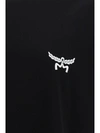 Mcm Classic Logo Sweatshirt In Organic Cotton In Black