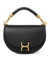 Chloé Leather Top Handle Bag In Black