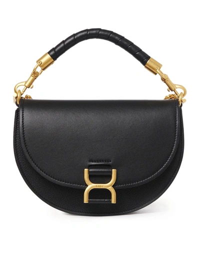 Chloé Marcie Chain Flap Bag In Black