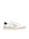 Golden Goose Men White Sneakers With Star Detail In Leather Man In White
