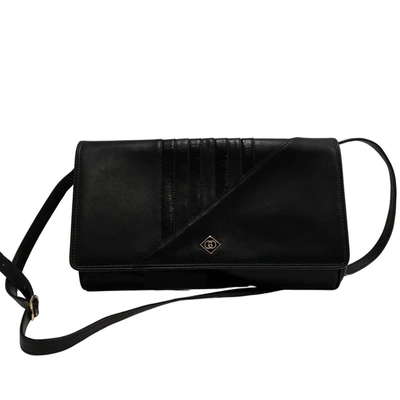 Gucci Interlocking G Black Leather Clutch Bag ()