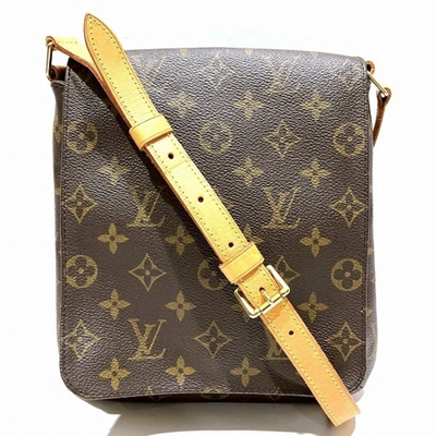 Pre-owned Louis Vuitton Musette Salsa Brown Canvas Shopper Bag ()