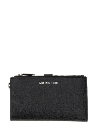 Michael Michael Kors Michael Kors Wallet "adele" In Black