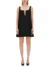 Nina Ricci Mini "corset" Dress In Black