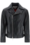Alexander Mcqueen Zip-up Leather Biker Jacket