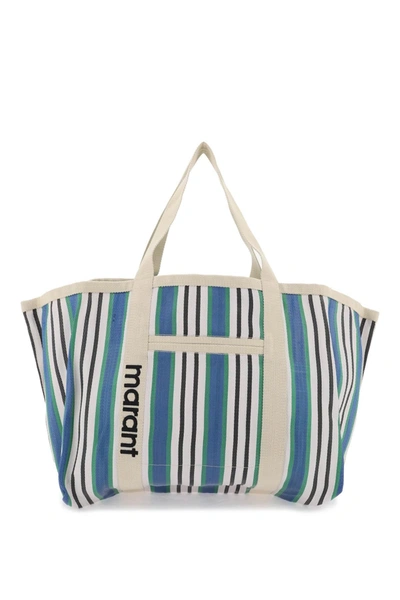 Isabel Marant Warden Tote Bag In Blue