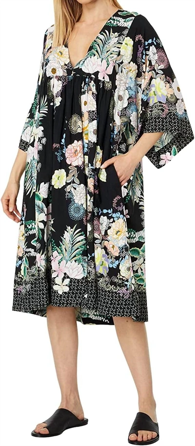 JOHNNY WAS MILA EASY COVER-UP DRESS IN MULTI