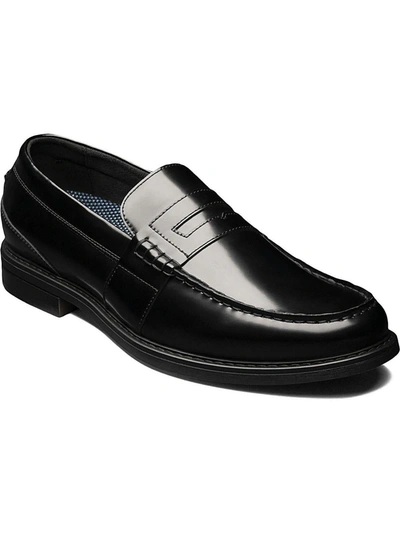 Nunn Bush Men's Bentley Moc Toe Slip-on Shoe - Wide In Black