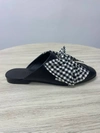 Freda Salvador Jada Flats Black Closed Woven Calf 5.5 In Black