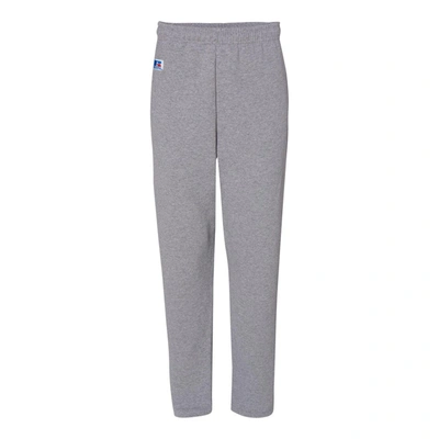 Russell Athletic Dri Power Open Bottom Pocket Sweatpants In Blue