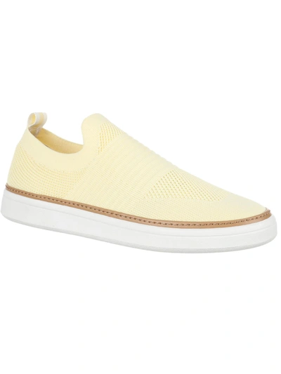 Lifestride Navigate Womens Slip On Casual And Fashion Sneakers In Yellow