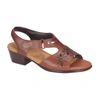 Sas Sunburst Sandal - Medium In Chestnut In Pink