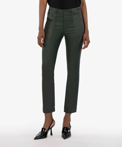 Kut From The Kloth Reese Mid Rise Jean In Forest In Green