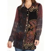 John Mark Gratitude Tunic In Black In Black