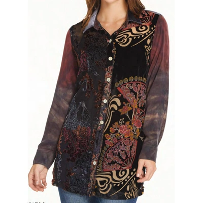 John Mark Gratitude Tunic In Black