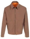 Schott Waterproof Reversible Windproof Jacket In Khaki In Green