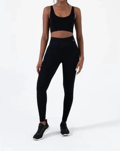 Nux Newly Minted Super Crop Top In Black