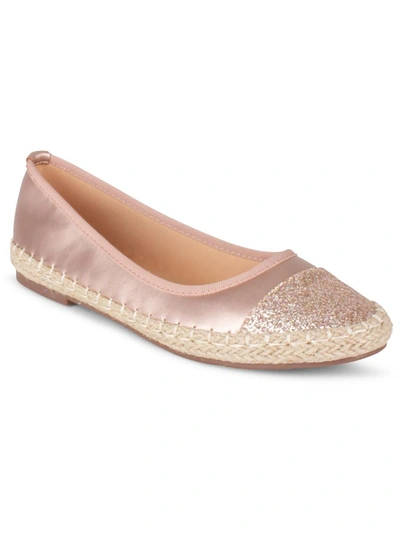 Wanted Zeal Womens Faux Leather Slip On Ballet Flats In Multi