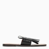 Marni Bambi Square-toe Leather Sandals In Black