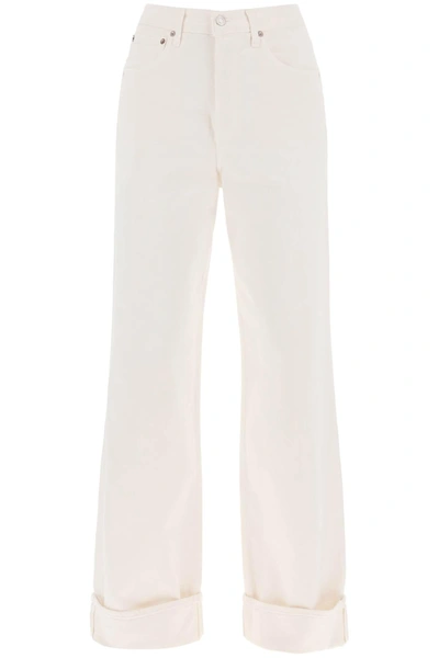 AGOLDE AGOLDE DAME WIDE LEG JEANS