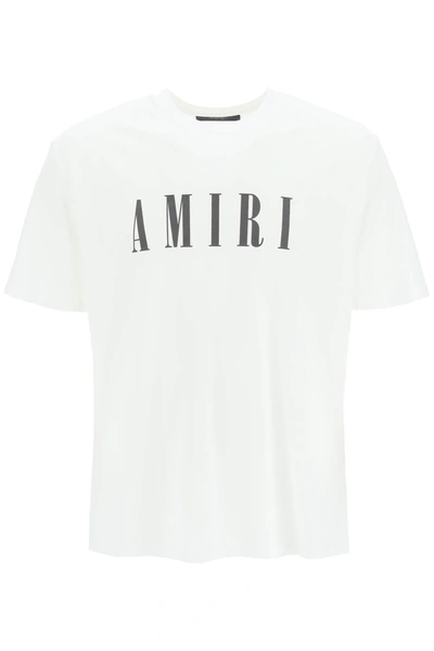 Amiri Core Logo T Shirt In Bianco