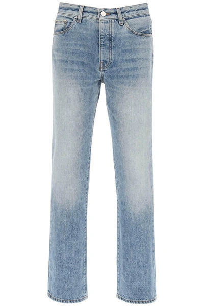 Amiri Straight Cut Jeans In Blue