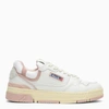 AUTRY AUTRY WHITE/PINK LEATHER AND SUEDE CLC TRAINER