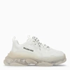 Balenciaga Off-white Clear Sole Triple S Sneakers