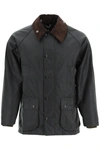 Barbour Waxed Bedale Jacket In Sg91sage