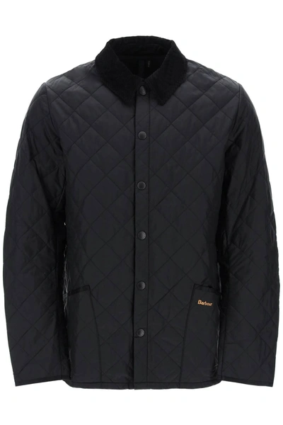 Barbour Heritage Liddesdale Quilted Jacket In Black
