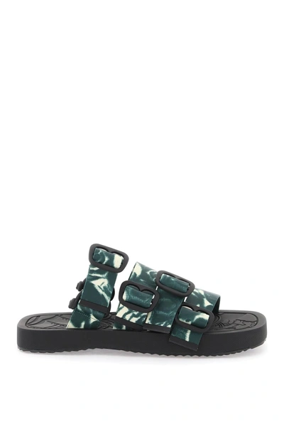 Burberry Nylon Rose Sandals For In Multicolor