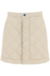 BURBERRY BURBERRY QUILTED MINI SKIRT