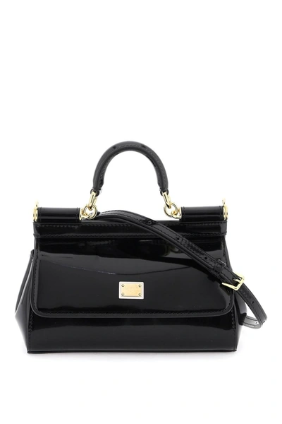 Dolce & Gabbana Mini 'sicily' Bag In Black