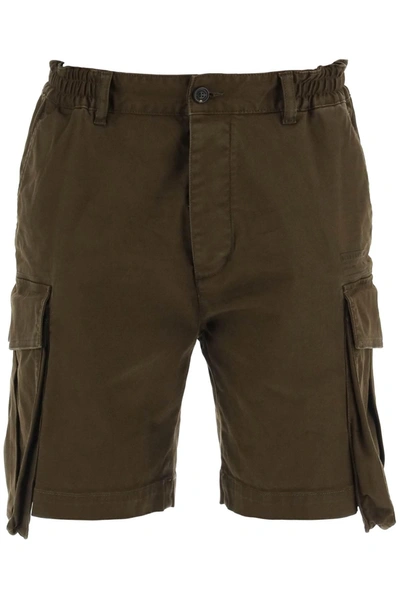 Dsquared2 Urban 64 Cargo Bermuda Shorts In Mixed Colours